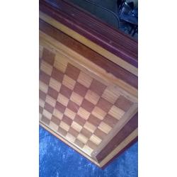 LARGE HEAVY CHESS BOARD TABLE TOP