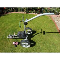 Electric golf trolley