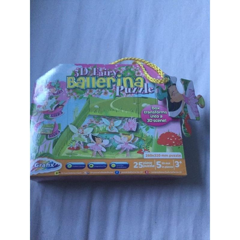 Brand new 3D fairy puzzle
