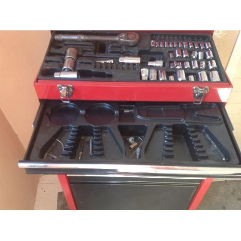 Tool chest & tool box & contents