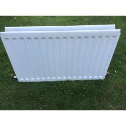 Myson Double panel convector radiator with TRV 2 way thermostat