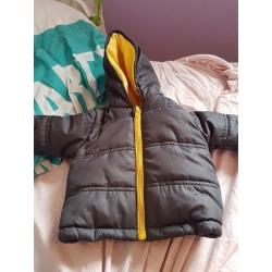 boys brand new 0-3 coat/all in one coat