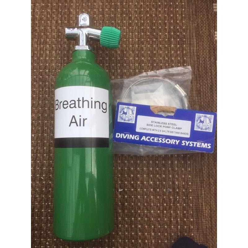 Pony Air Bottle and Clamps