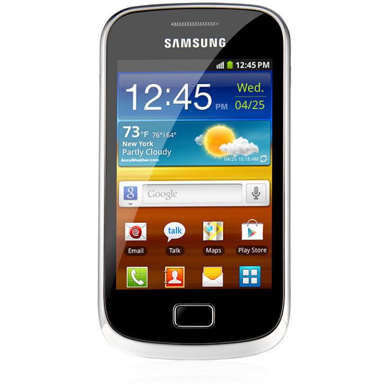 Samsung Galaxy Mini S2 - Black and Yellow - GT-S6500