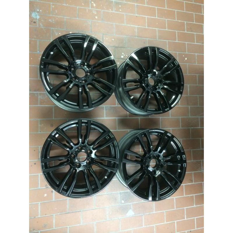 19 inch black alloys BMW m sport 3 / 4 series fit vivaro van rims