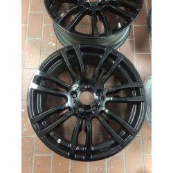 19 inch black alloys BMW m sport 3 / 4 series fit vivaro van rims