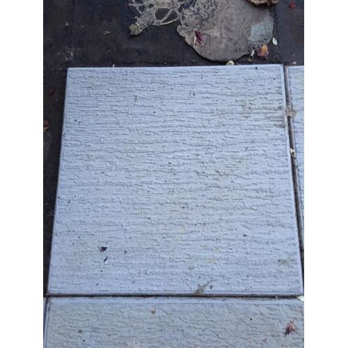 Lightweight concrete decking tiles