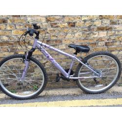 Apollos 24" wheel, pink/purple Mountain Bike, Gears, good condition.