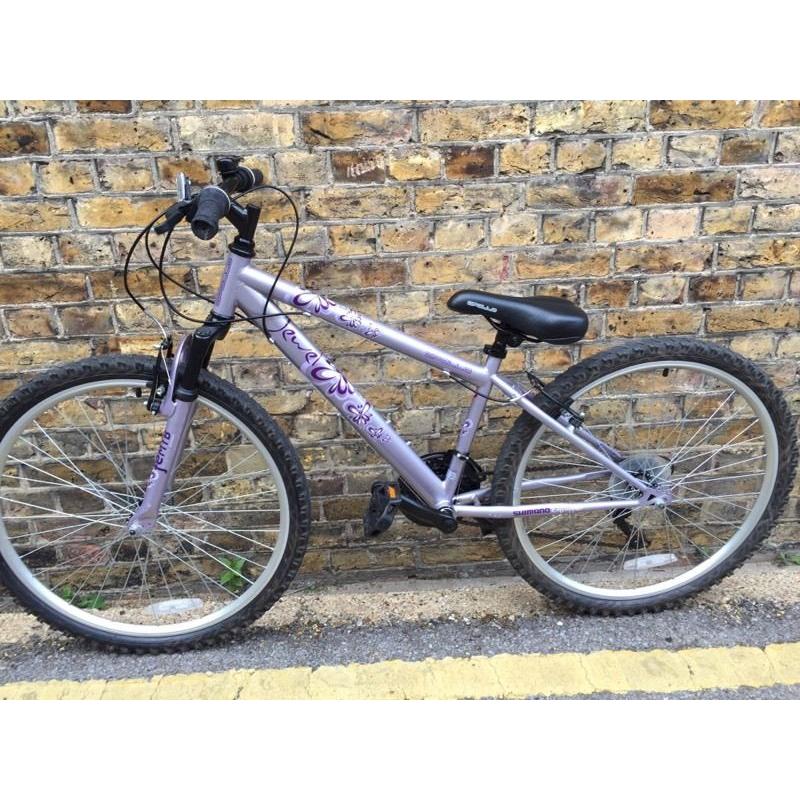 Apollos 24" wheel, pink/purple Mountain Bike, Gears, good condition.