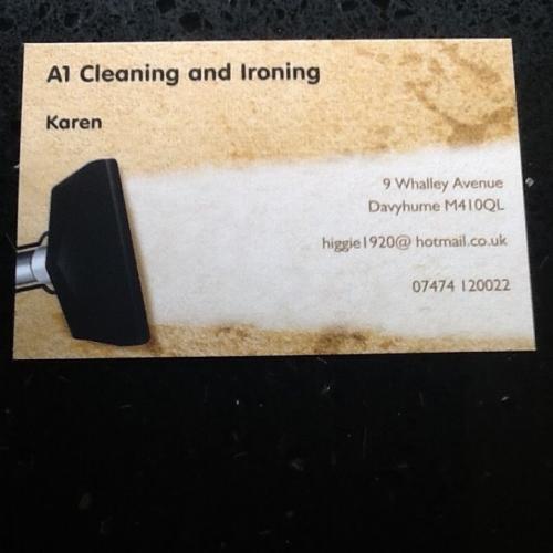 Cleaning and ironing service