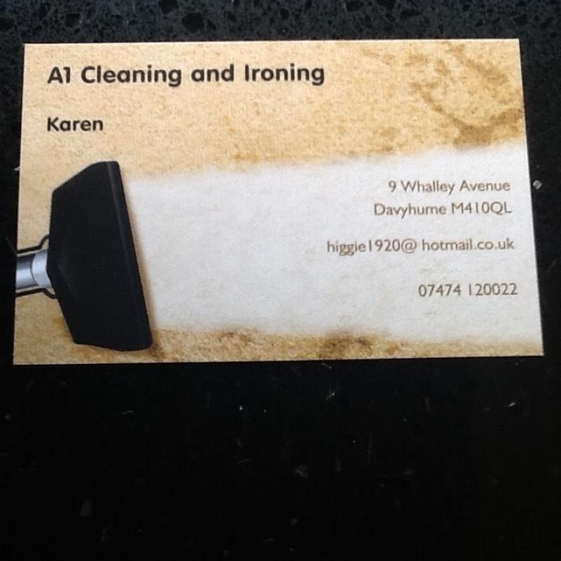 Cleaning and ironing service