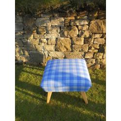Natural oak foot stool