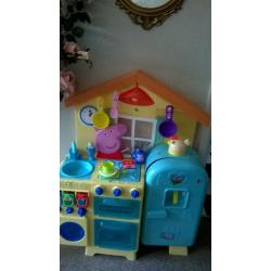 peppa pig kitchen and construction sets available