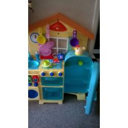 peppa pig kitchen and construction sets available