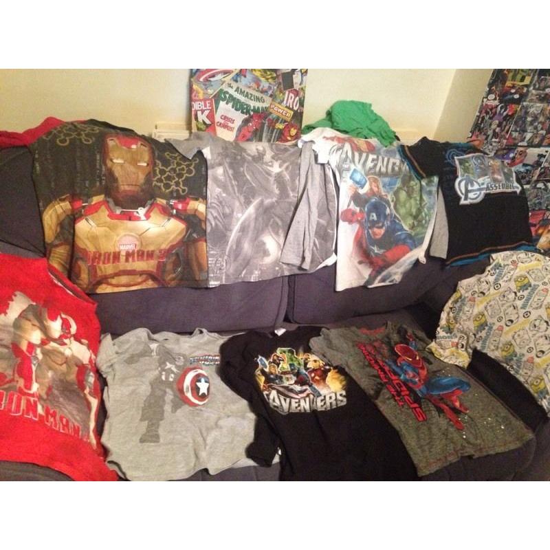 Marvel bundle T-shirts age 11-12