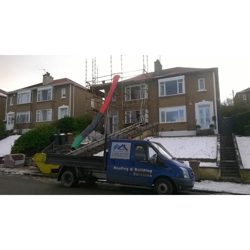 GRS Glasgow Roofing Services LTD Finance Available Roofer Velux Flat Roof Felt Lead Free Call Out