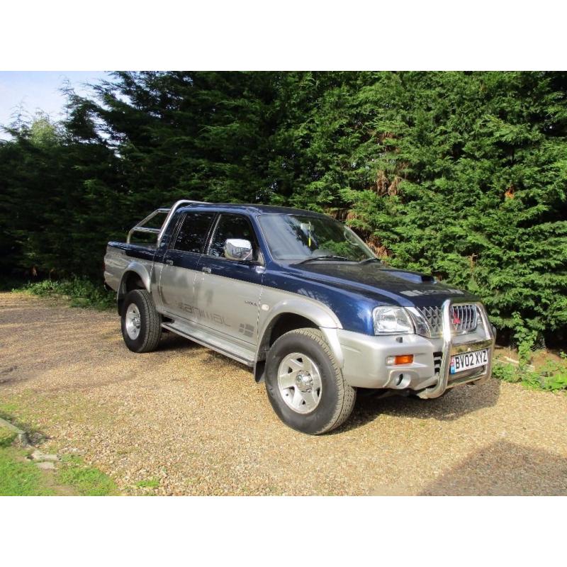 MITSUBISHI L200 ANIMAL 4WD DOUBLE CAB PICK UP 2.5 DIESEL 4X4 GOOD CLEAN TRUCK