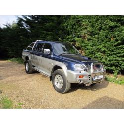 MITSUBISHI L200 ANIMAL 4WD DOUBLE CAB PICK UP 2.5 DIESEL 4X4 GOOD CLEAN TRUCK