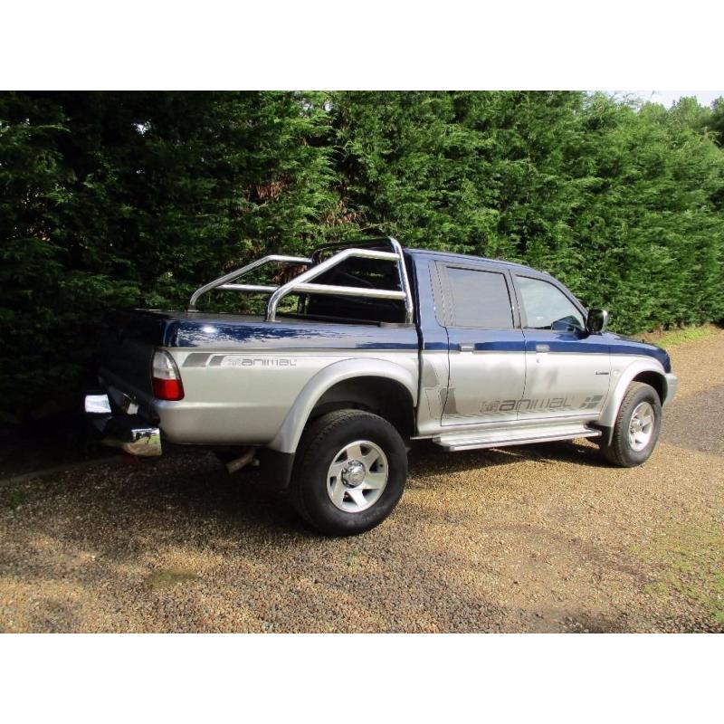MITSUBISHI L200 ANIMAL 4WD DOUBLE CAB PICK UP 2.5 DIESEL 4X4 GOOD CLEAN TRUCK
