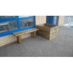 brand new TIMBER BENCHES - delivered