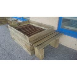 brand new TIMBER BENCHES - delivered