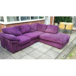 Corner sofa and armchair