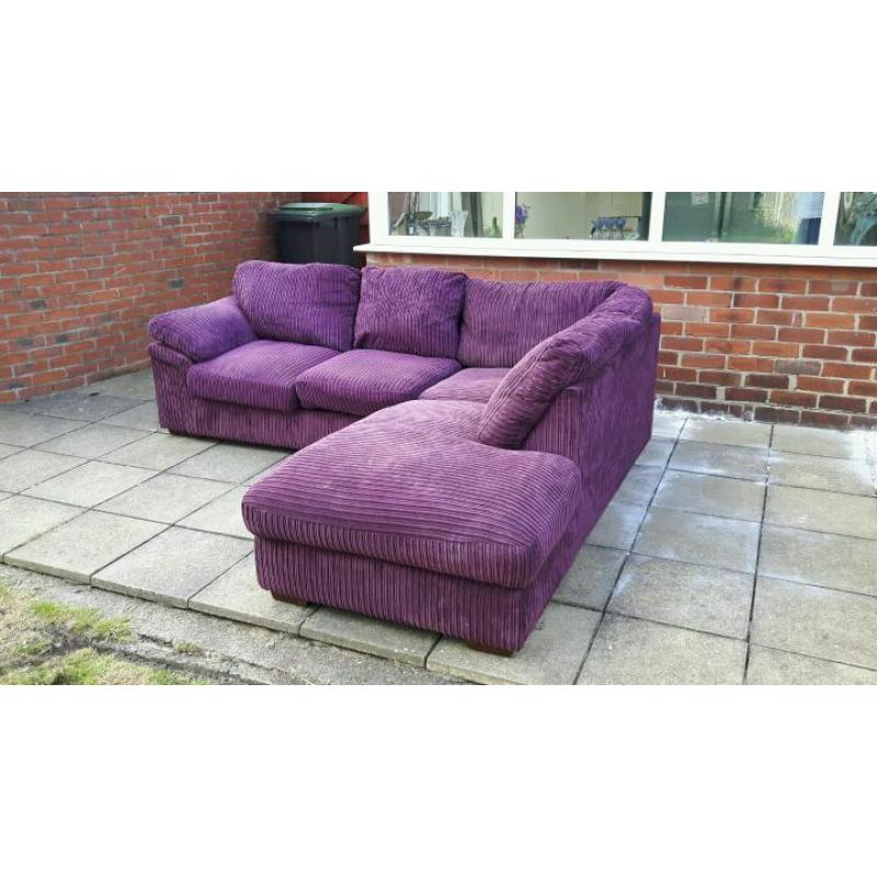 Corner sofa and armchair