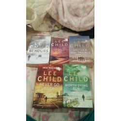 LEE CHILD JACK REACHER Thrillers book bundle