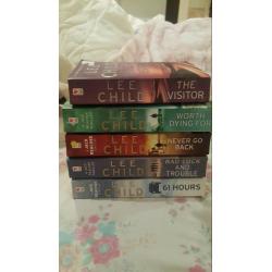 LEE CHILD JACK REACHER Thrillers book bundle