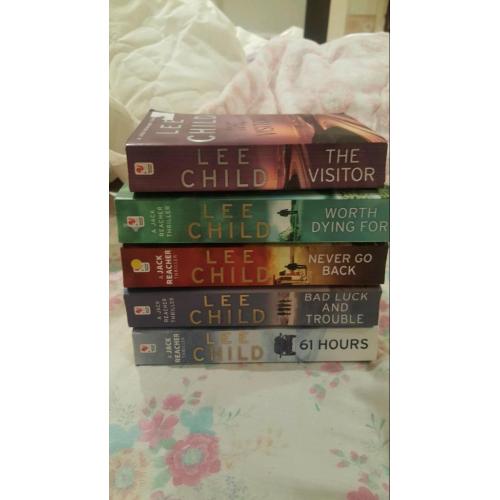 LEE CHILD JACK REACHER Thrillers book bundle