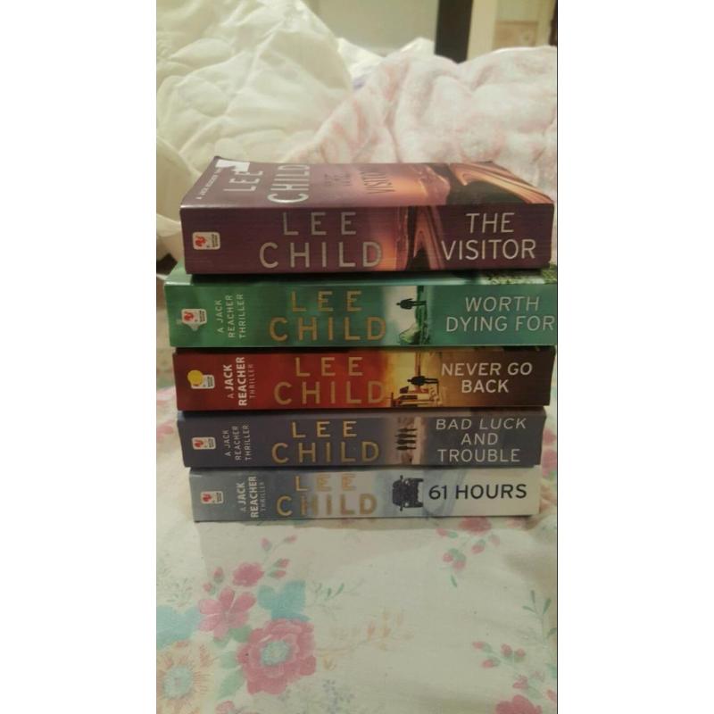 LEE CHILD JACK REACHER Thrillers book bundle