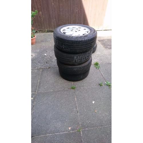 Mercedez Benz Alloy Wheel Rims tyre size 195 65 15 rim size 6.5 Jx15 h2 et 37