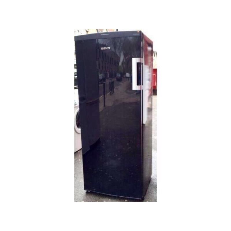 *****BEKO AS NEW TALL BLACK FREEZER INCLUDES 6 MONTHS GUARANTEE
