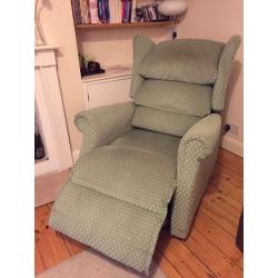 Sherborne 'Lift and Rise' Recliner Armchair - Excellent Condition