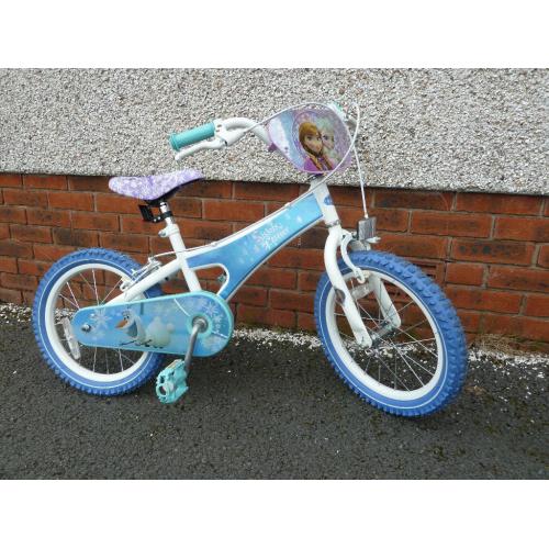 Kids 16" Disney Frozen bike - excellent condition