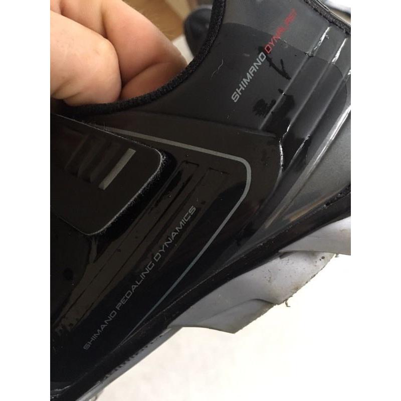 Brand new shimano cycling shoes with cleats. Swap