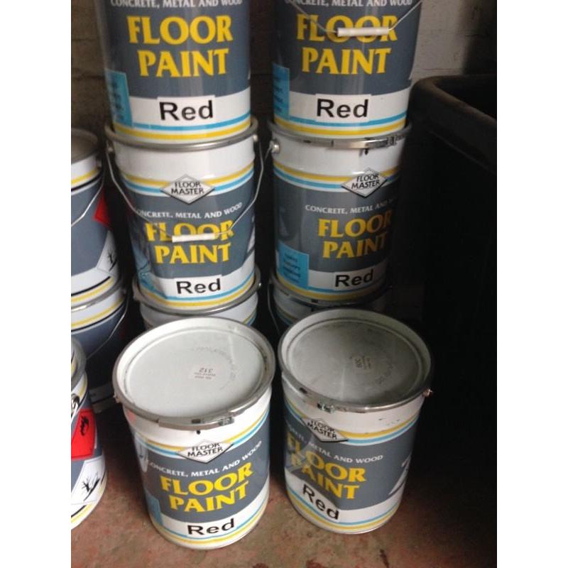 Paint Master Red Floor Paint (20L Tins)