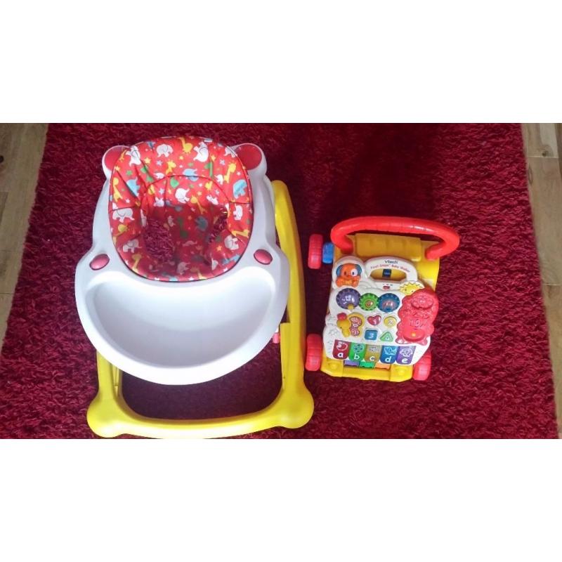2 baby walkers