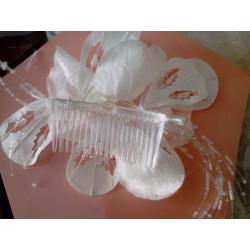 Ivory/cream diamante Wedding Veil and head dress