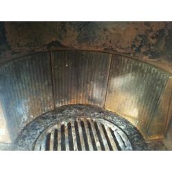 Genuine cast iron multifuel Jottul fireplace