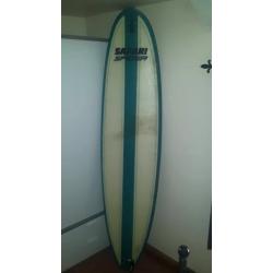 Safari Spider Surfboard 7'6" with a leash