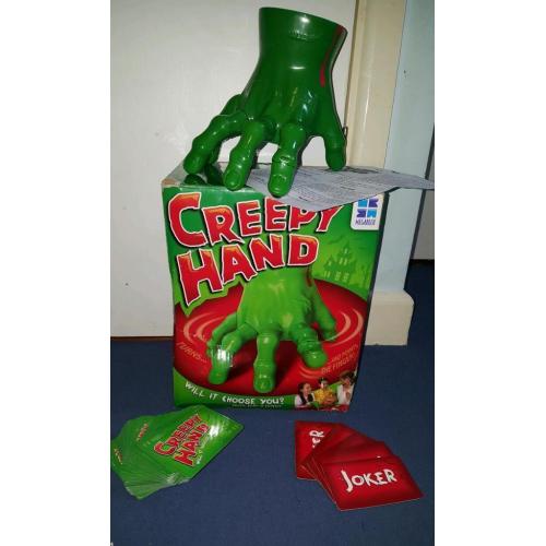 Creepy hand game