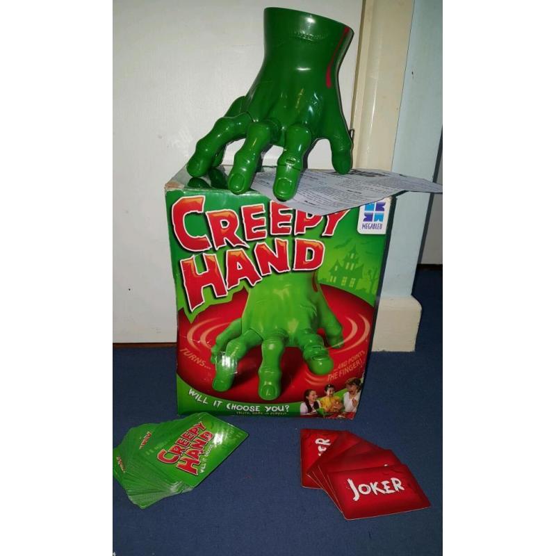 Creepy hand game