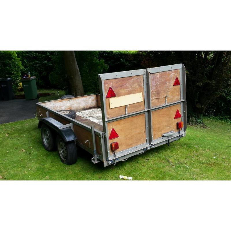 Trailer 4 wheel homemade strong