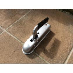 TRAILER HITCH COUPLING 50mm PRESSED STEEL WITH 2 SECURING NUTS & BOLTS.