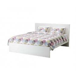 Double Size Malm Bed Frame and Pocket Sprung Mattress - Mint Condition