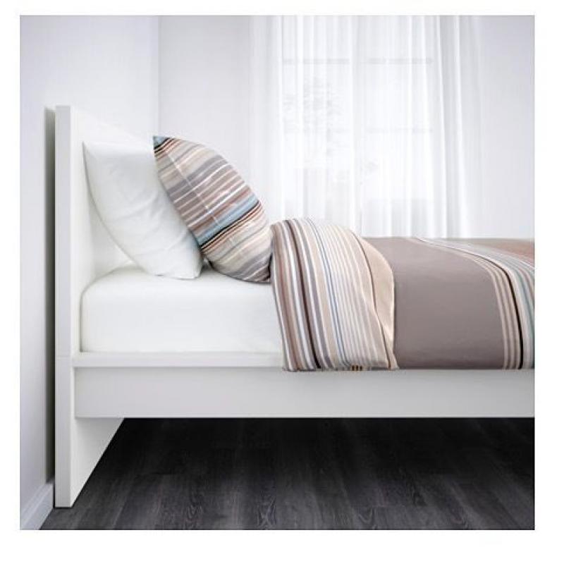 Double Size Malm Bed Frame and Pocket Sprung Mattress - Mint Condition