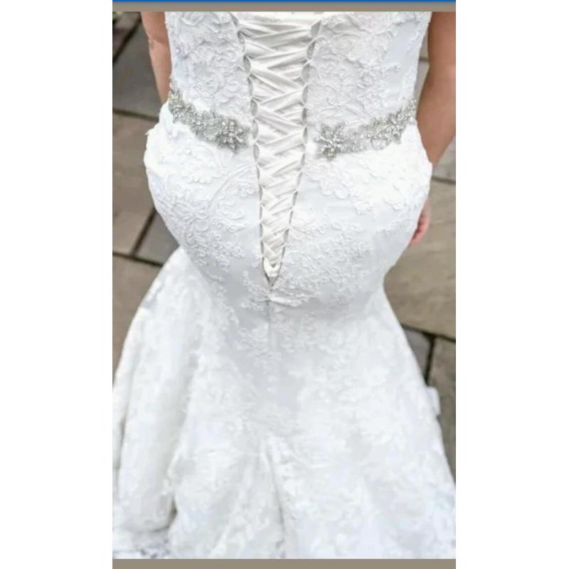 Bespoke wedding dress vintage lace