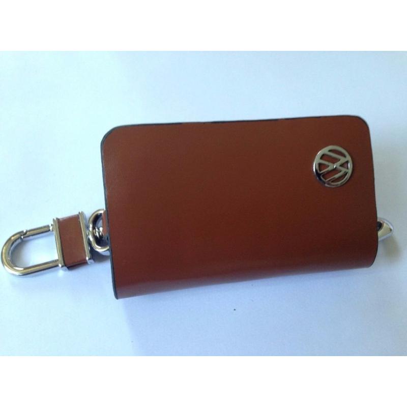 2 x High quality leather key case for Volkswagen
