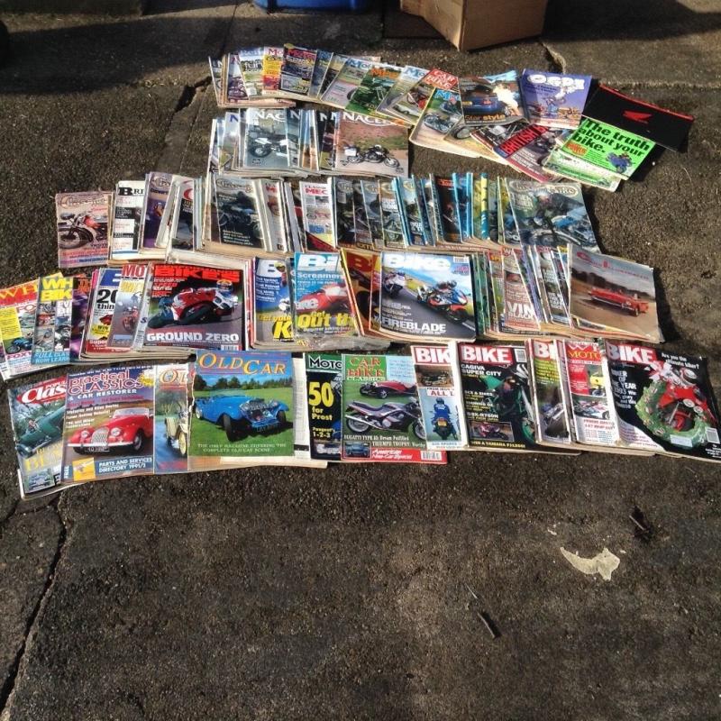 Motorcycle magazines